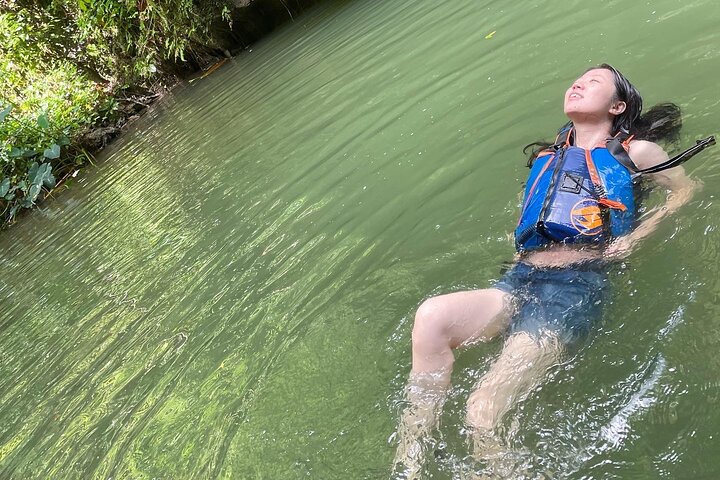 Cave, Waterfall and River Adventure in Charco Azul from San Juan