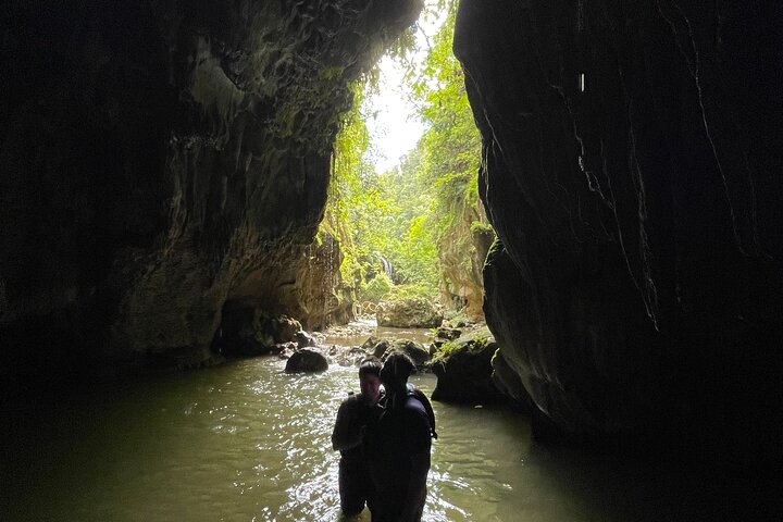 Cave, Waterfall and River Adventure in Charco Azul from San Juan