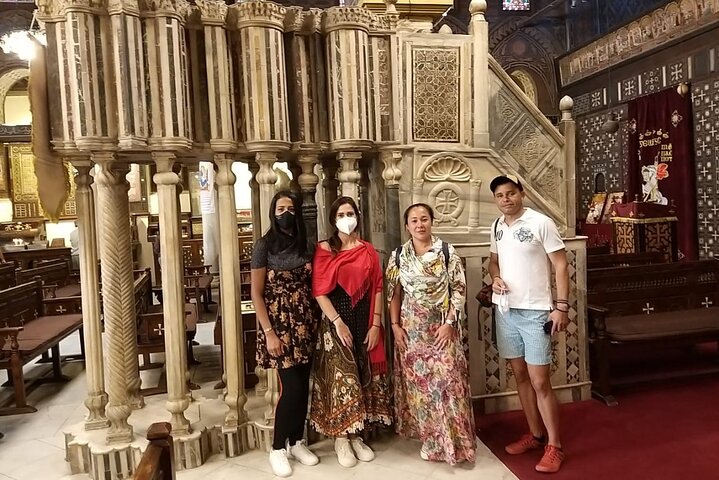 4-hours private Tour Islamic Mosque,Coptic Cairo &Khan el-Khalili