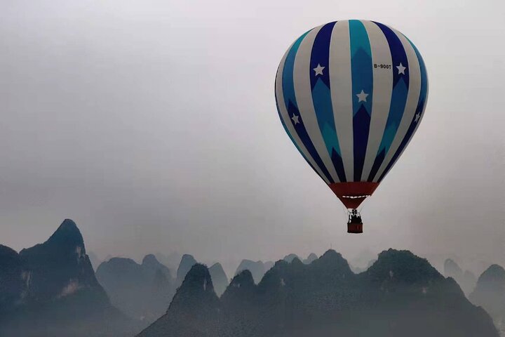 Yangshuo Hot Air Ballooning Sunrise/Sunset Experience Ticket
