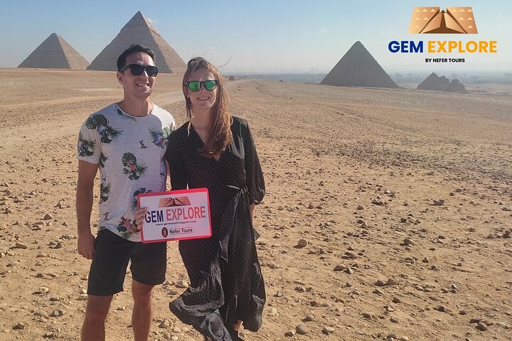 Half Day Tour Giza Pyramids &Great Sphinx with Private Tour Guide