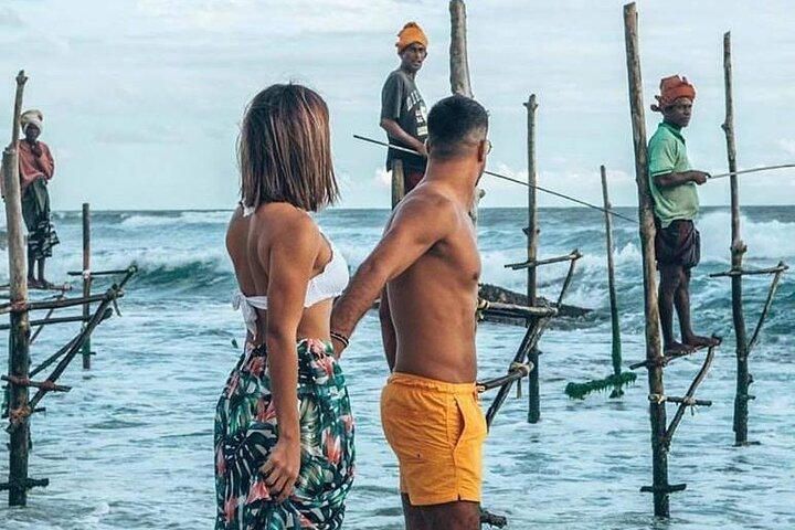 Galle Day Trip with River Safari, Sea Turtle & Stilt Fishermen