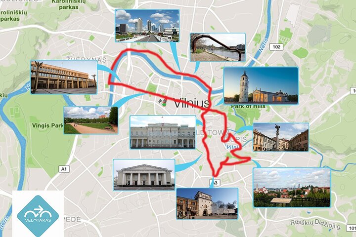 Bike Tour of Vilnius Highlights "Iconic Landmarks & Hidden Gems"