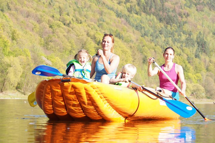 Raft on the Elbe river from Děčín to Bad Schandau