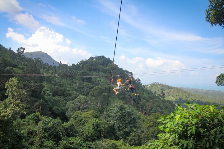 Tree Bridge Cafe And Zipline - Jungle Flight Adventure in Koh Samui