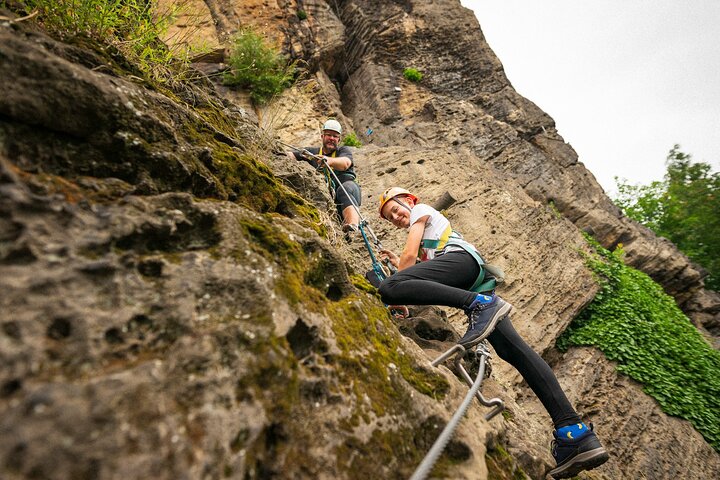 Děčín Via Ferrata Tour in Bohemian Switzerland