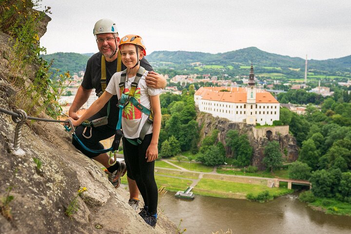 Děčín Via Ferrata Tour in Bohemian Switzerland