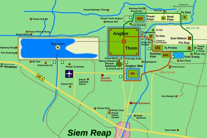 Phnom Penh to Siem Reap by Private Car or Minivan