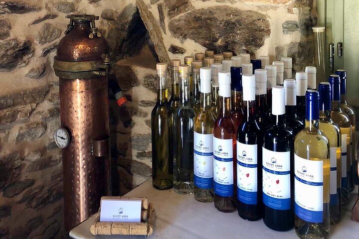 Wine Tasting and Tour in Saint Anna Winery in Naxos