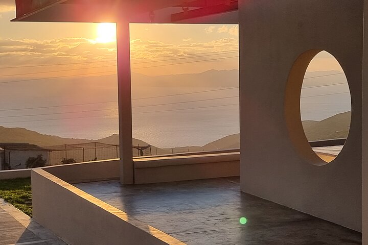Wine Tasting in Tinos: Sea-View Terrace Tour & Sommelier Guide