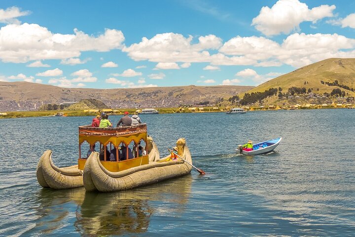 Speedboat Day Trip to Uros and Taquile From Puno