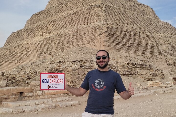 Private Day Tour Saqqara Pyramids, Memphis and Dahshur Pyramids