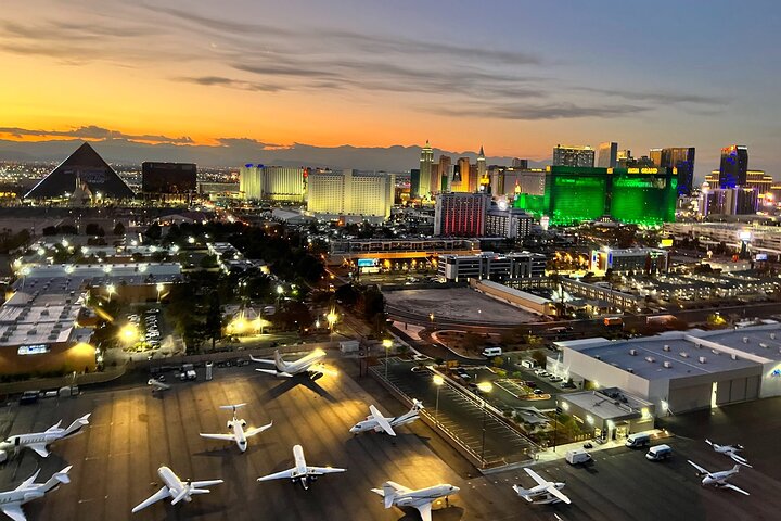 Las Vegas Helicopter Night Strip Flight Tour with Optional Dinner
