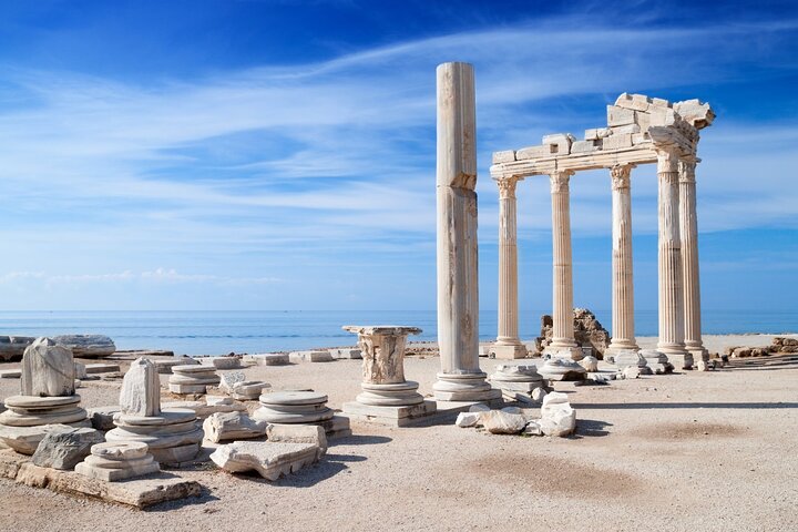 Perge, Aspendos, Side and Waterfall Full Day Tour