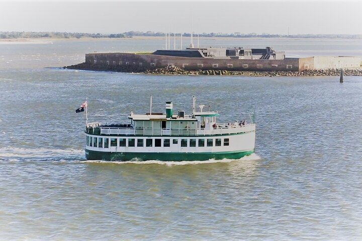 Charleston Harbor Live Narrated History Day or Sunset Boat Cruise