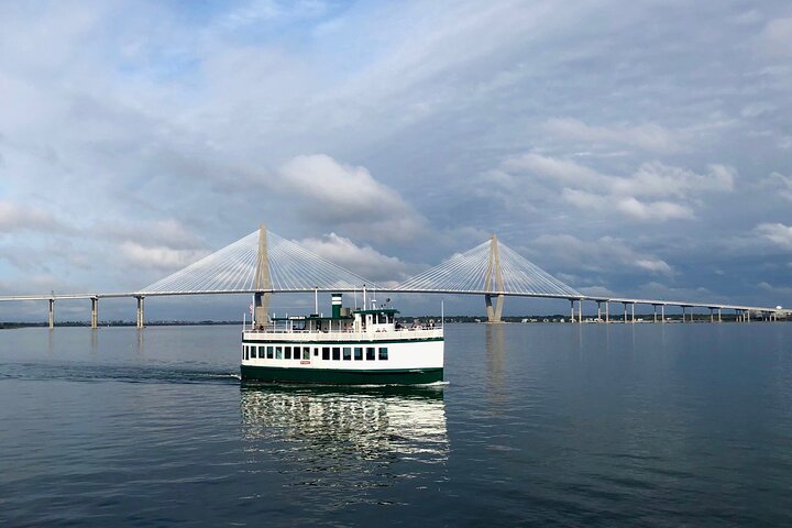Charleston Harbor Live Narrated History Day or Sunset Boat Cruise