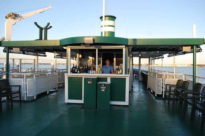 Charleston Harbor Live Narrated History Day or Sunset Boat Cruise