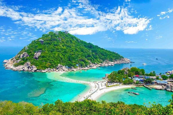 Koh Samui: Koh Tao & Koh Nang Yuan Snorkeling Tour by Speed Boat