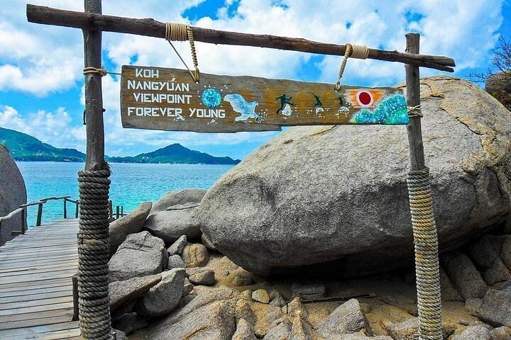 Koh Samui: Koh Tao & Koh Nang Yuan Snorkeling Tour by Speed Boat