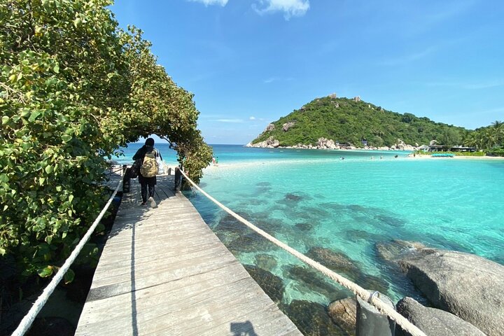 Koh Samui: Koh Tao & Koh Nang Yuan Snorkeling Tour by Speed Boat