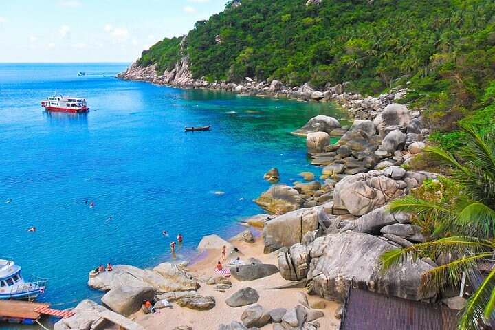 Koh Samui: Koh Tao & Koh Nang Yuan Snorkeling Tour by Speed Boat