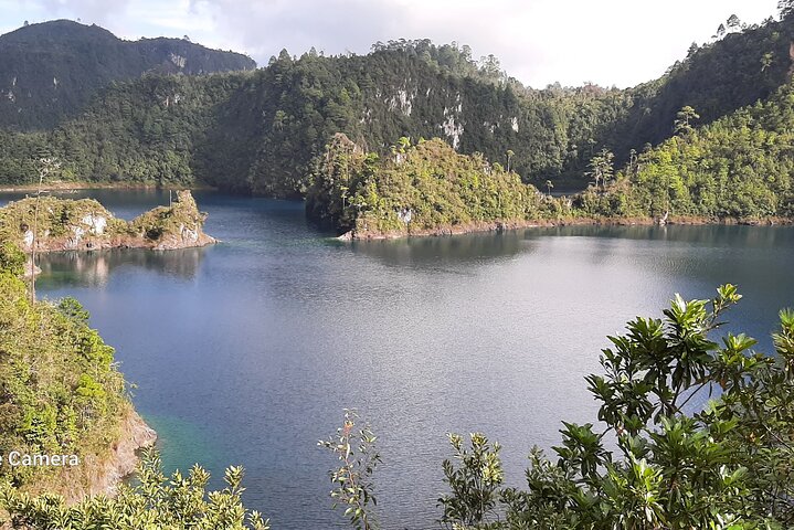 Cascadas el Chiflon (Bridal Veil) and Montebello Lakes from Tuxtla Gutierrez
