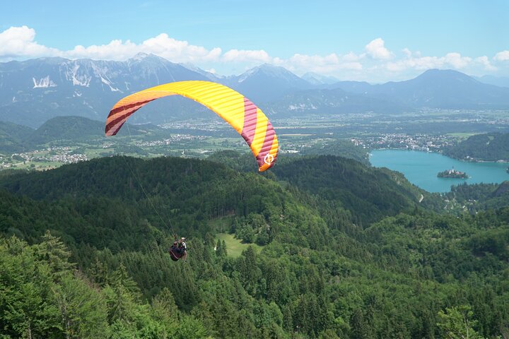 Lake Bled Tandem Paragliding