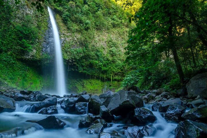 3 in 1 Combo: La Fortuna Waterfall, Hanging Bridges, Thermal Spa from San José