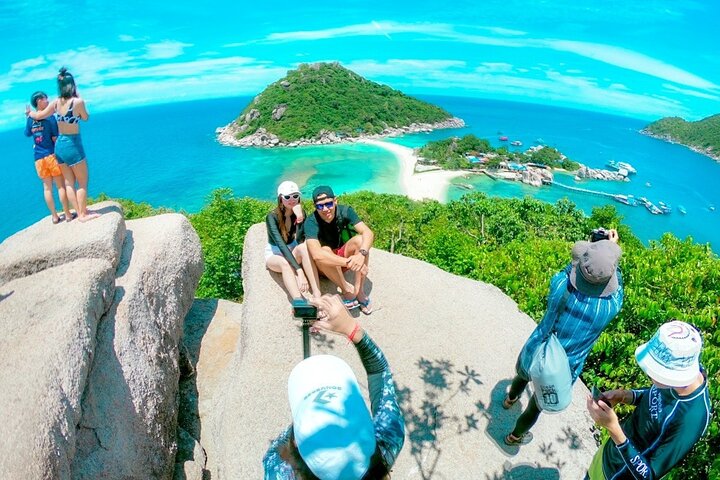 Koh Samui: Koh Tao & Koh Nang Yuan Snorkeling Tour by Speed Boat