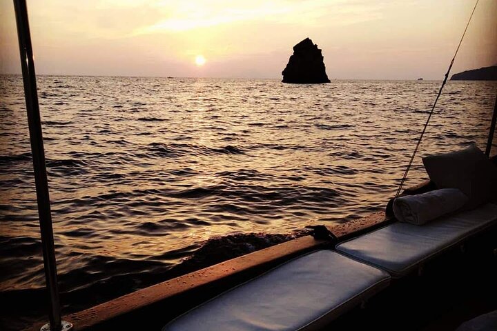 Private Boat Tour at Sunset to the Faraglioni of Lipari