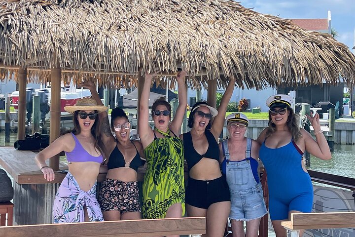Tiki Boat cruise to John's Pass Sandbar, Madeira Beach.
