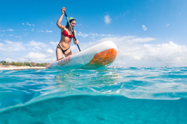 All Inclusive Beach and Snorkel Boat Tour to Icacos Island
