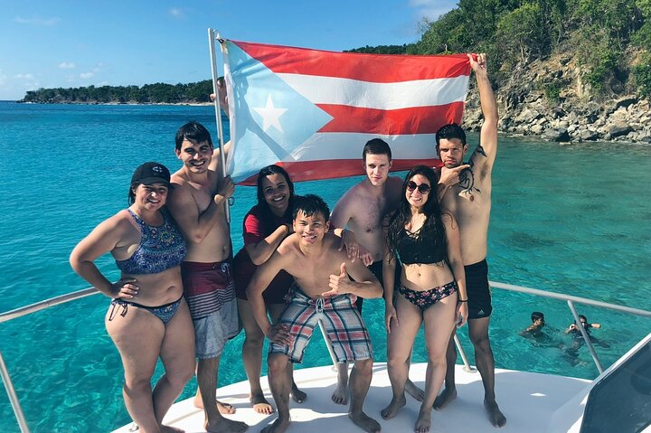 All Inclusive Beach and Snorkel Boat Tour to Icacos Island
