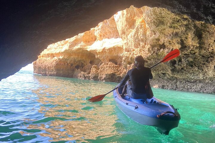 Benagil: Caves, Beaches, and Secret Spots Guided Kayak Tour