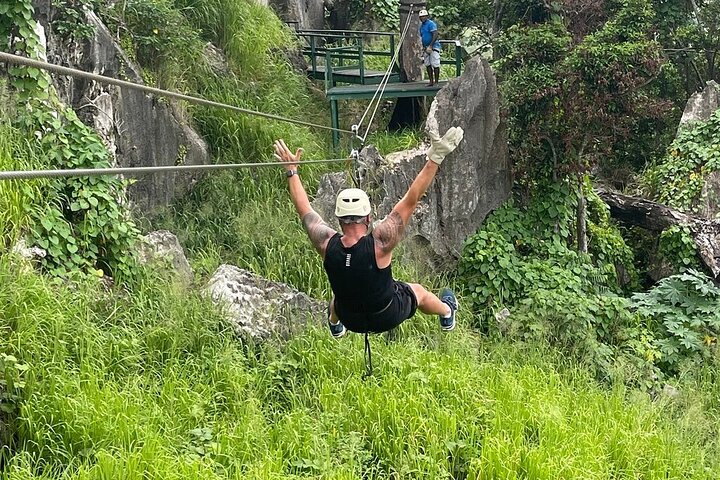 Largest Zipline in South Pacific & Cave Exploration in Nadi