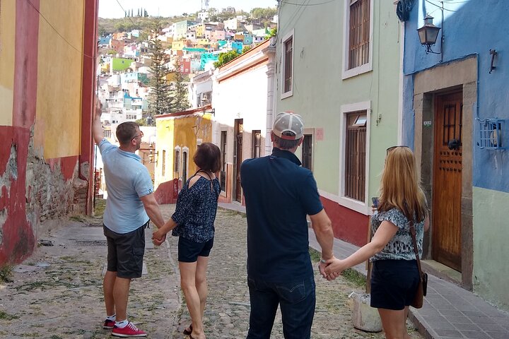 Cultural walk through the center of Guanajuato