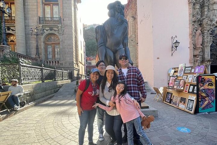 Cultural walk through the center of Guanajuato