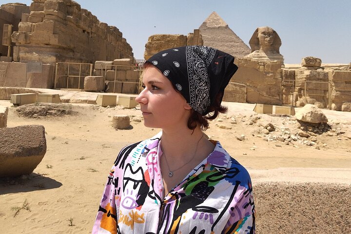 Half Day Tour Giza Pyramids& Great Sphinx with Private Tour Guide