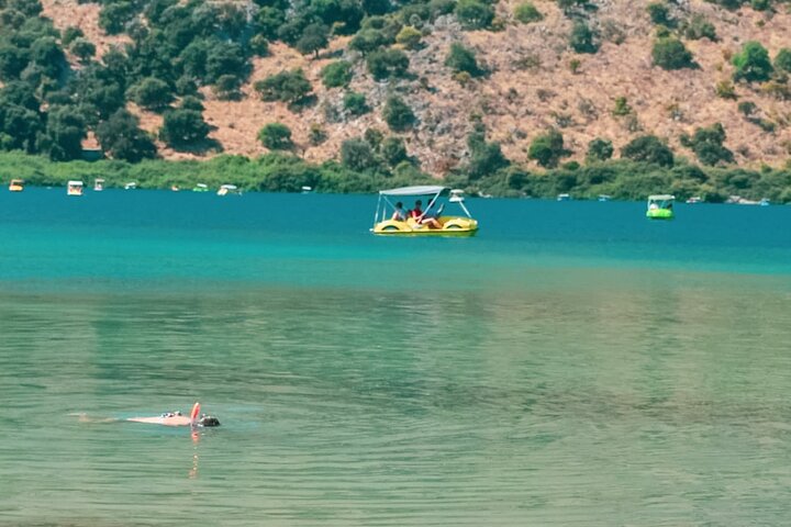 Kournas Lake Argiroupolis and olive oil factory from Rethymno