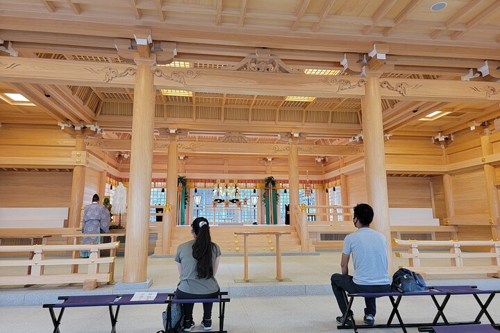 Private guided tour: Mt. Aso volcano, grasslands, Aso Shrine
