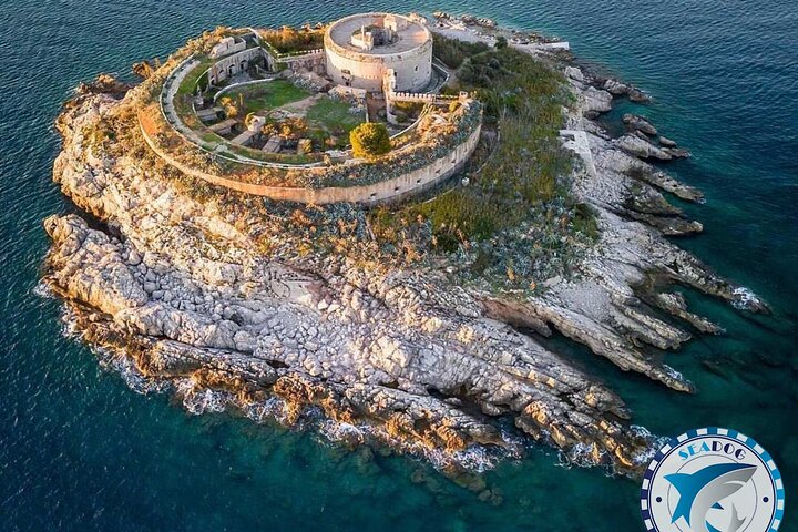Blue cave, Mamula island, Submarine tunnels and Our lady of the Rocks (3h)