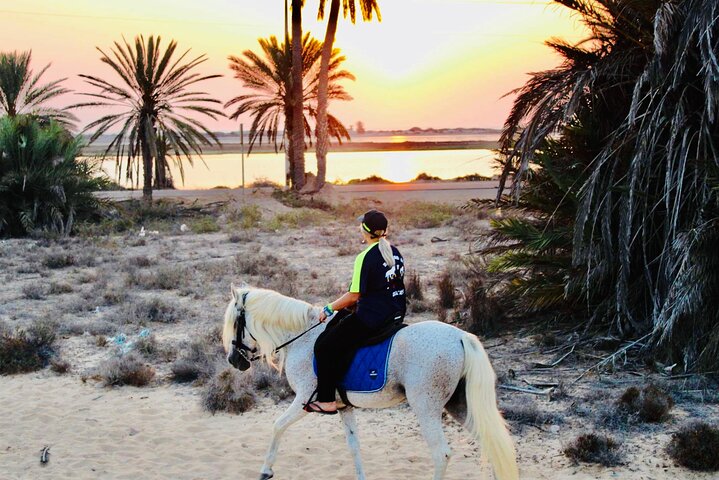 Horseback riding at sunrise 3h