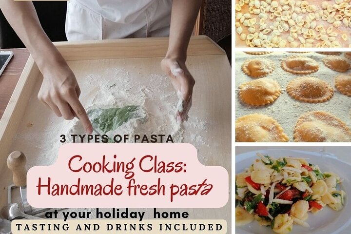 Cooking Class in your accommodation: Fresh handmade pasta