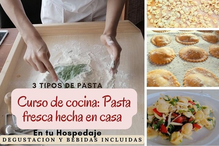 Cooking Class in your accommodation: Fresh handmade pasta