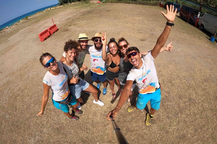 Tandem Paragliding Flight in Cefalù