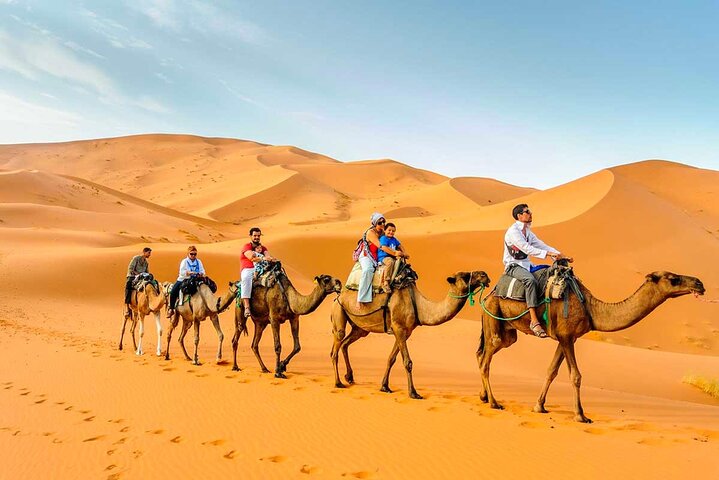 Merzouga: Private Camel Ride for Sunset in the Desert