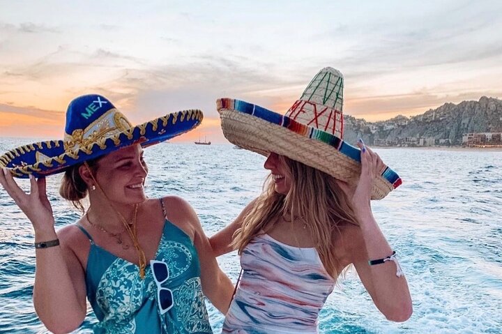 Cabo San Lucas Sunset Cruise with Open Bar and Snacks