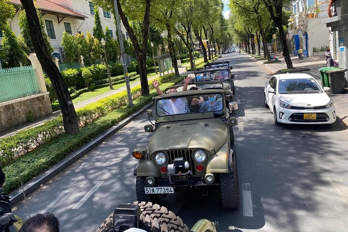 Ho Chi Minh City Private Half-Day Tour by U.S Army Jeep