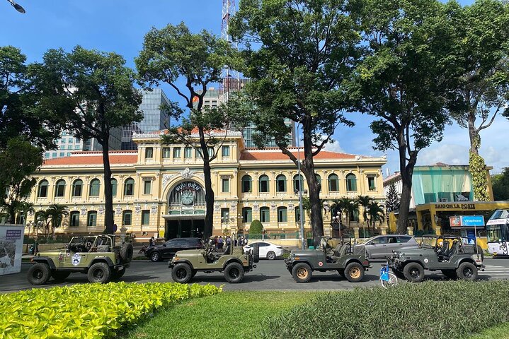 Ho Chi Minh City Private Half-Day Tour by U.S Army Jeep