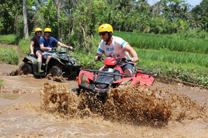 Ubud ATV Ride Through Elephant Cave, Monkey Forest, Waterfall